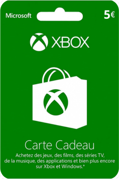 Carte Xbox Live 5€